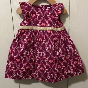 Gymboree Forest Fox Maroon Dress